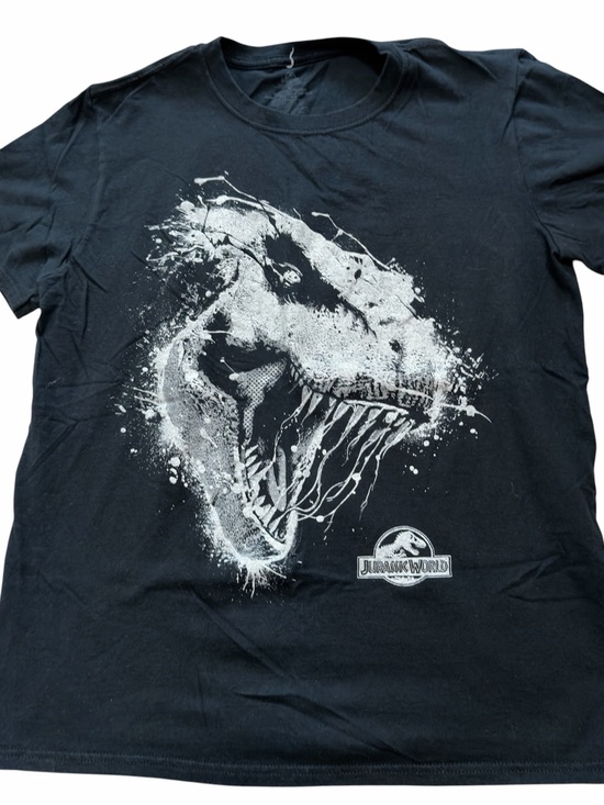 Other - 4/$20 Jurassic World T Rex Dinosaur Graphic T Shirt Black Movie Tee Mens M